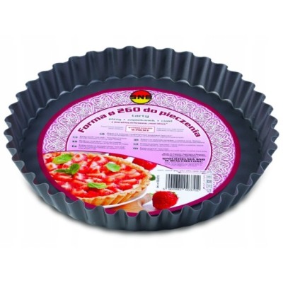 FORMA BLACHA DO PIECZENIA do TARTY PIZZY snb ŚREDNICA 26 CM