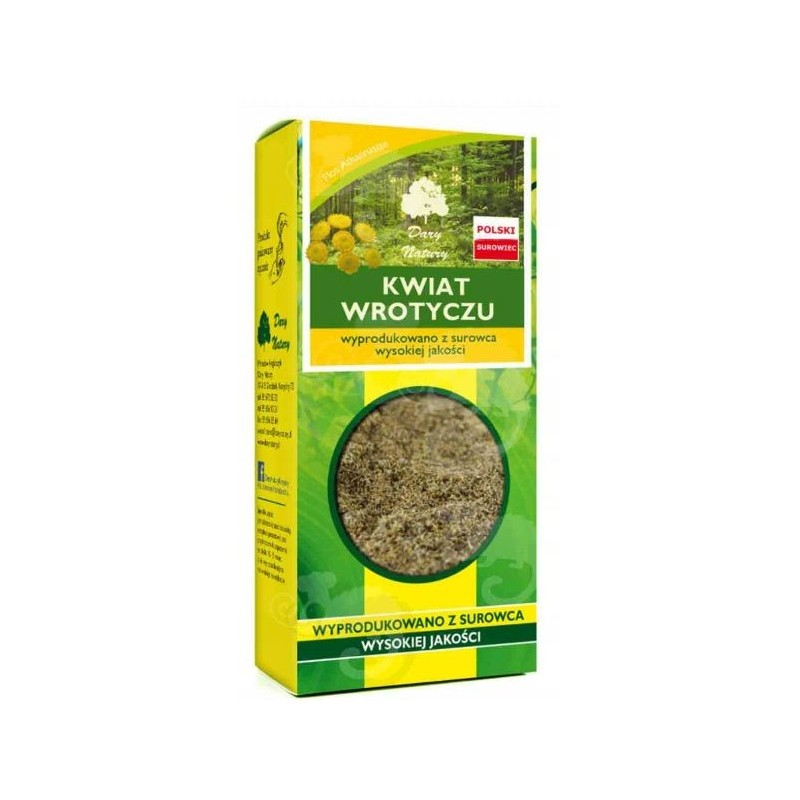 WROTYCZ kwiat WROTYCZU Tanacetum vulgare wparcie NA