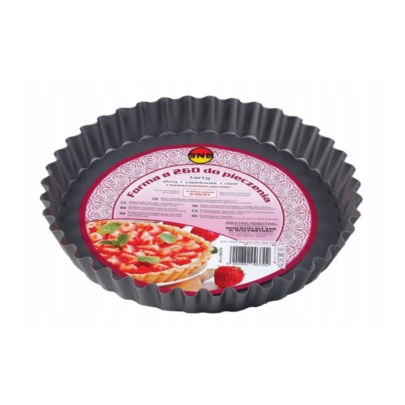 FORMA BLACHA DO PIECZENIA do TARTY PIZZY snb ŚREDNICA 26 CM