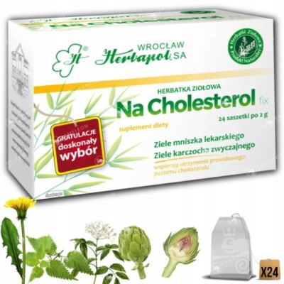 Herbapol NA CHOLESTEROL 24 saszetki 48G KARCZOCH MNISZEK