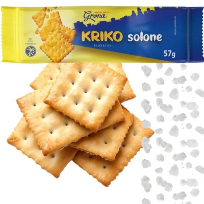 Sofio KRIKO KRAKERSY SOLONE chrupiąca przekąska BEZ OLEJU