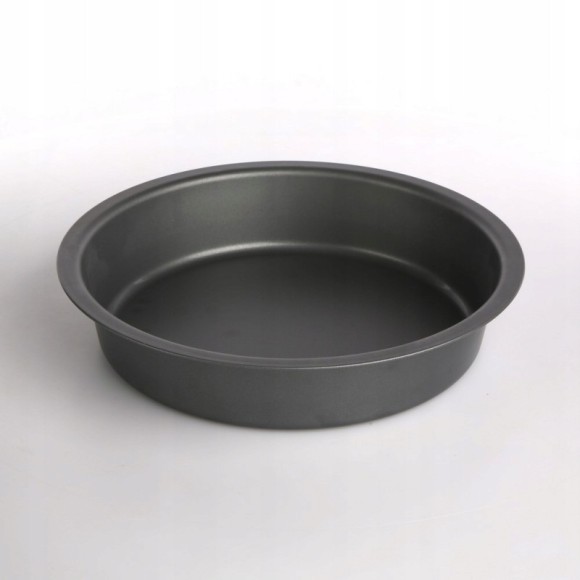 FORMA BLACHA DO PIECZENIA okrągła średnica 260mm SZARA snb