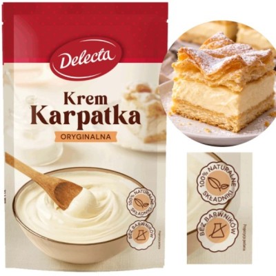 Delecta KREM KARPATKA ORYGINALNA do ciast 250g