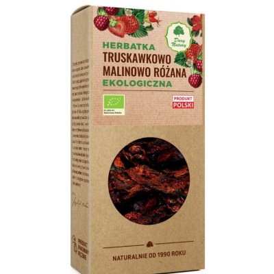 Dary Natury TRUSKAWKOWO MALINOWO RÓŻANA herbatka EKO DARY