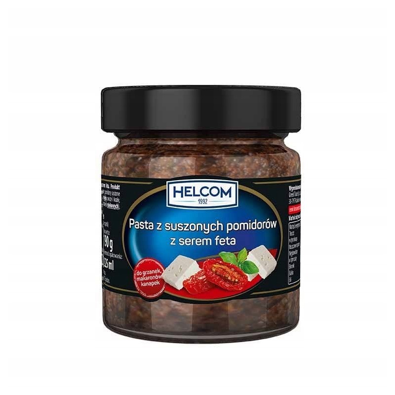 Helcom PASTA Z SUSZONYCH POMIDORÓW I SEREM FETA 190g do