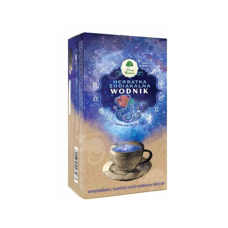 HERBATKA zodiakalna WODNIK 20.01-19.02 prezent 50g