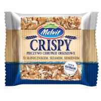 Melvit CRISPY pieczywo chrupkie ORKISZOWE SŁONECZNIK SEZAM