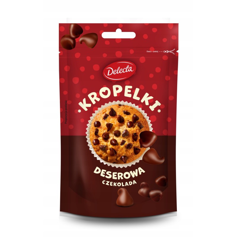 POSYPKA KROPELKI CZEKOLADA DESEROWA Gorzka DEKORACJA DO