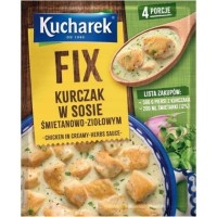 Kucharek FIX KURCZAK W SOSIE ŚMIETANOWO ZIOŁOWYM na 4