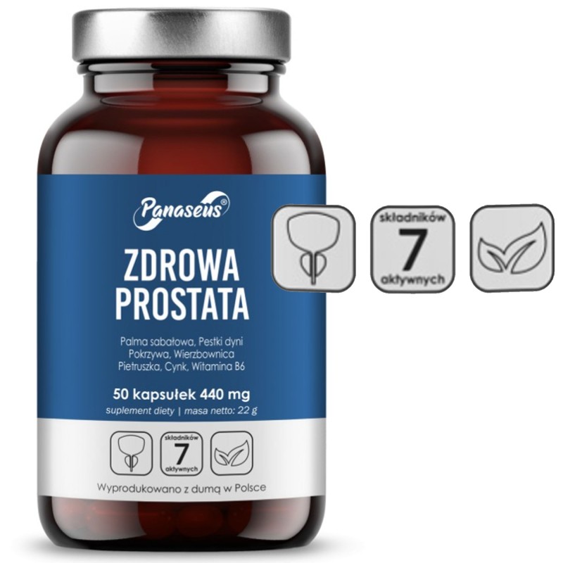 YANGO Panaseus ZDROWA PROSTATA 50kaps Palma Sabałowa