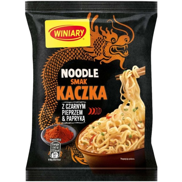 Winiary NOODLE smak KACZKA Z CZARNYM PIEPRZEM & PAPRYKĄ 62g