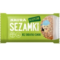 Naura SEZAMKI KLASYCZNE 27g BEZ cukru WEGAŃSKIE KRÓTKA DATA