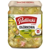 Pudliszki zupa OGÓRKOWA Z MIĘSEM gotowe danie mięsne SŁOIK
