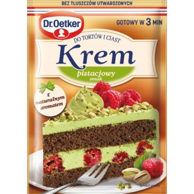 DR.OETKER KREM DO TORTÓW I CIAST smak PISTACJOWY 105g