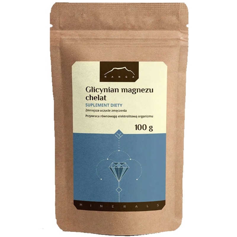 Nanga GLICYNIAN MAGNEZU wsparcie FUNKCJONOWANIE MÓZGU 100g