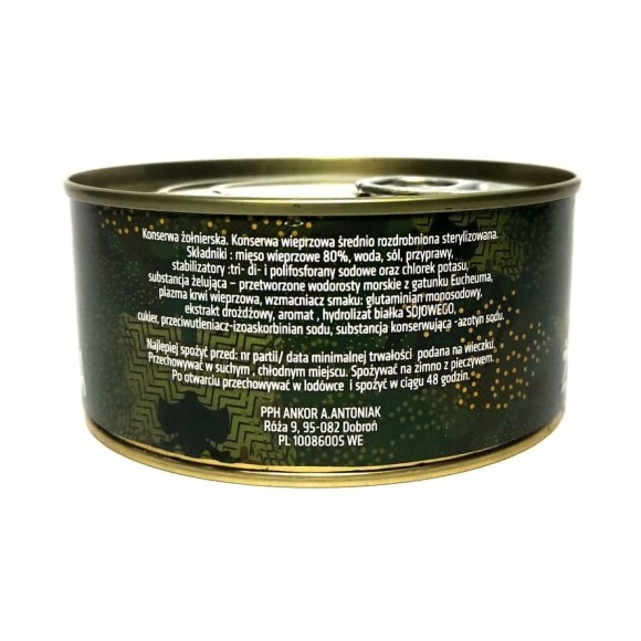 KONSERWA WOJSKOWA ŻOŁNIERSKA 300g 0,3KG MIĘSNA W PUSZCE