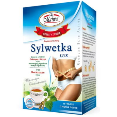 MALWA herbata ziołowa SYLWETKA LUX odchudzanie x20