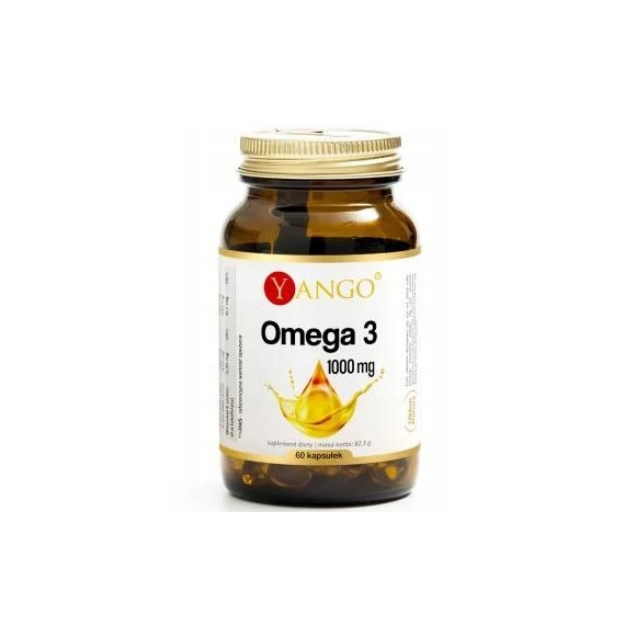 Yango OMEGA-3 1000 mg 60 kapsułek KWASY TŁUSZCZOWE wsparcie