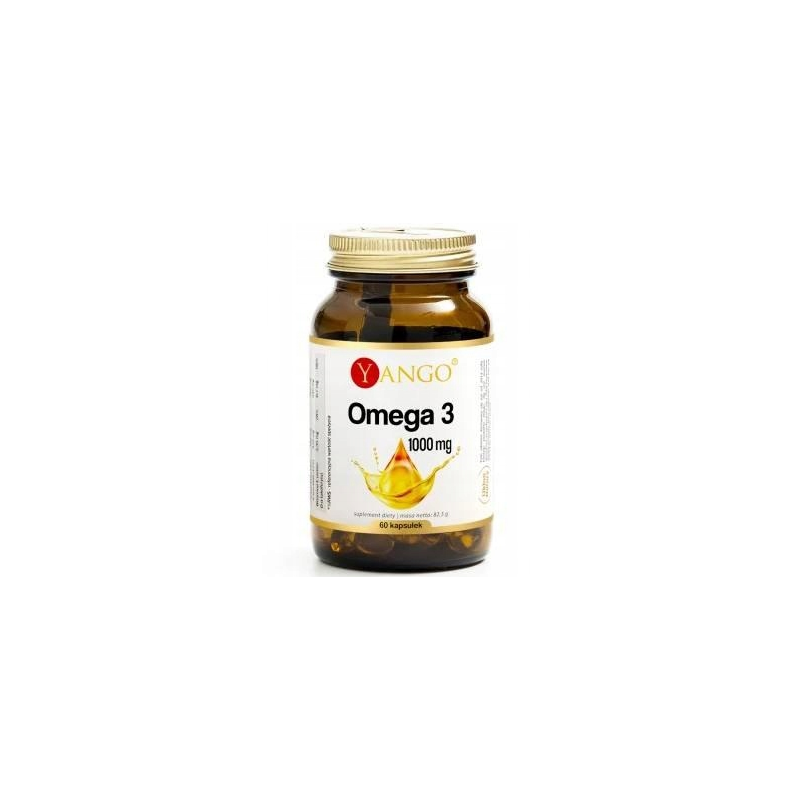 Yango OMEGA-3 1000 mg 60 kapsułek KWASY TŁUSZCZOWE wsparcie