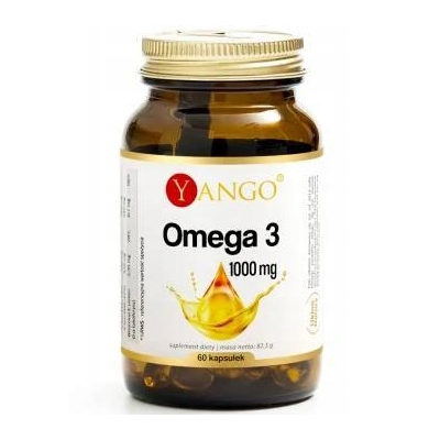 Yango OMEGA-3 1000 mg 60 kapsułek KWASY TŁUSZCZOWE wsparcie