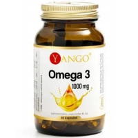 Yango OMEGA-3 1000 mg 60 kapsułek KWASY TŁUSZCZOWE wsparcie