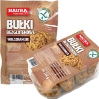 NAURA BUŁKI BEZGLUTENOWE WIELOZIARNISTE bez glutenu 4szt