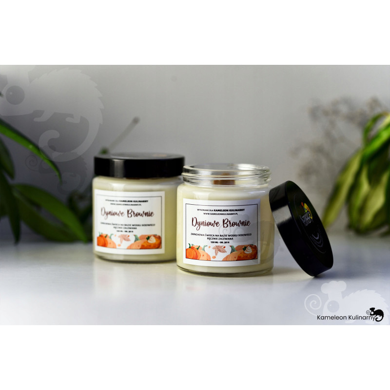 ŚWIECA SOJOWA zapachowa 120ml 30h DYNIOWE BROWNIE