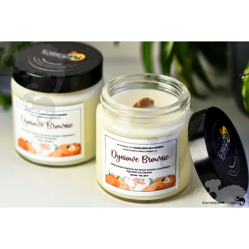 ŚWIECA SOJOWA zapachowa 120ml 30h DYNIOWE BROWNIE