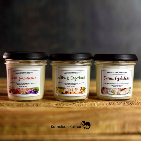 ŚWIECA SOJOWA zapachowa 120ml 30h DYNIOWE BROWNIE ŚWIECA SOJOWA zapachowa 120ml 30h DYNIOWE BROWNIE