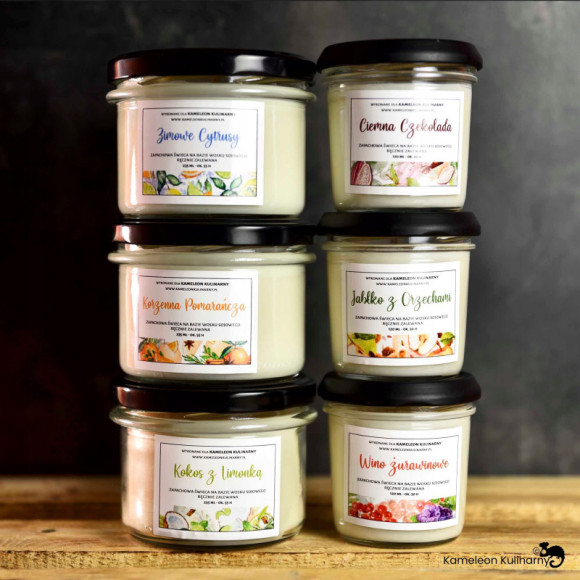 ŚWIECA SOJOWA zapachowa 120ml 30h DYNIOWE BROWNIE ŚWIECA SOJOWA zapachowa 120ml 30h DYNIOWE BROWNIE