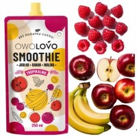 OWOLOVO SMOOTHIE TROPIKALNIE mus owocowy JABŁKO BANAN