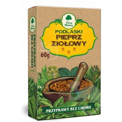 PIEPRZ ZIOŁOWY mieszanka ZIÓŁ I PRZYPRAW do dań potraw 60g