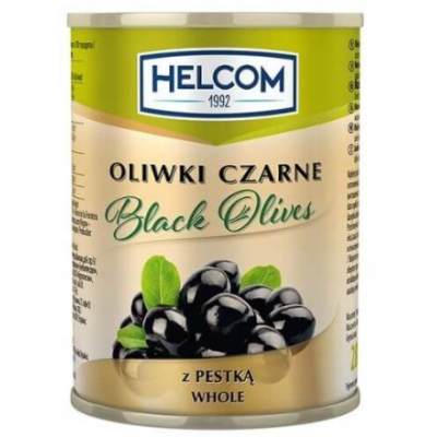 OLIWKI CZARNE Z PESTKĄ puszka 280g HELCOM KRÓTKA DATA