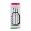 TERMOS PRÓŻNIOWY ZE STALI NIERDZEWNEJ Z UCHWYTEM inox 1500ML 1,5L + KUBEK TERMOS PRÓŻNIOWY ZE STALI NIERDZEWNEJ Z UCHWYTEM inox 1500ML 1,5L + KUBEK