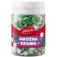 Delecta MROŹNA KRAINA posypka dekoracje do ciast 48G