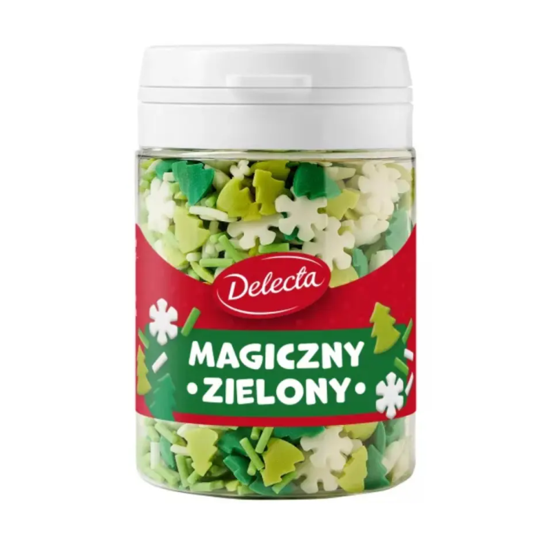 Delecta MAGICZNY ZIELONY Mix DEKORACJI ŚWIĄTECZNYCH DO