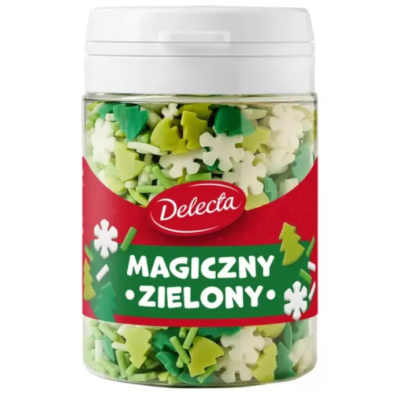 Delecta MAGICZNY ZIELONY Mix DEKORACJI ŚWIĄTECZNYCH DO