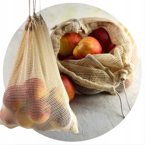 TORBA EKO ZERO WASTE zakupy DUŻA 30x40 siatka 5kg TORBA EKO ZERO WASTE zakupy DUŻA 30x40 siatka 5kg
