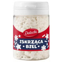 Delecta ISKRZĄCA BIEL Mix DEKORACJI ŚWIĄTECZNYCH DO CIAST