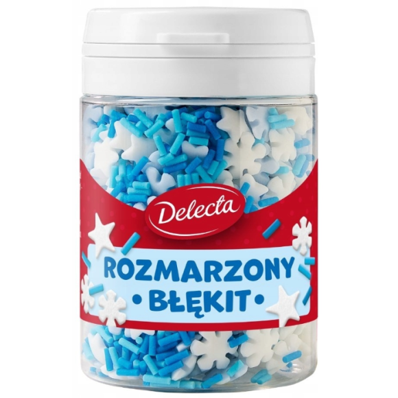 Delecta ROZMARZONY BŁĘKIT MIX ŚWIĄTECZNYCH DO CIAST posypki