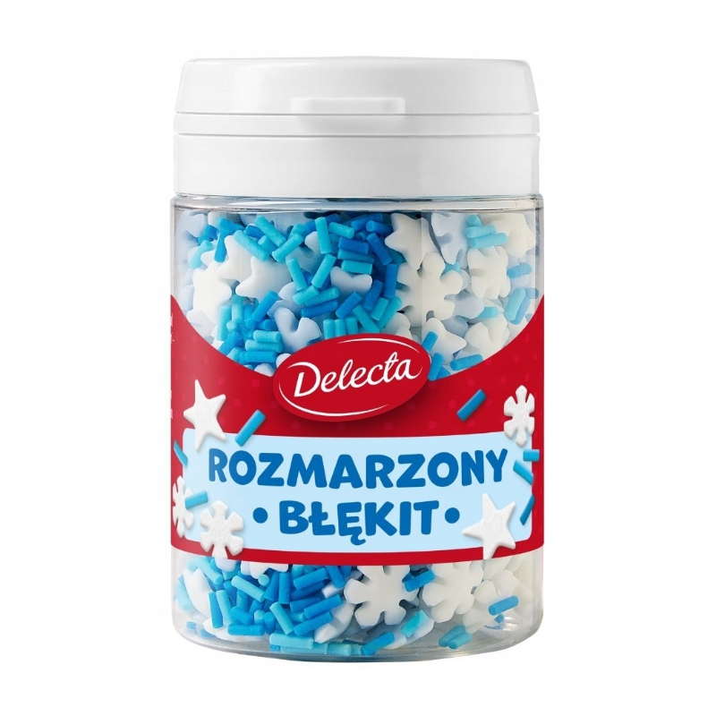 Delecta ROZMARZONY BŁĘKIT MIX ŚWIĄTECZNYCH DO CIAST posypki