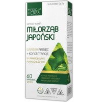 Medica Herbs MIŁORZĄB JAPOŃSKI GINGKO BILOBA 60kaps