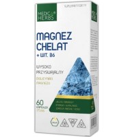 Medica Herbs MAGNEZ CHELAT DIGLICYNIAN MAGNEZU + WITAMINA