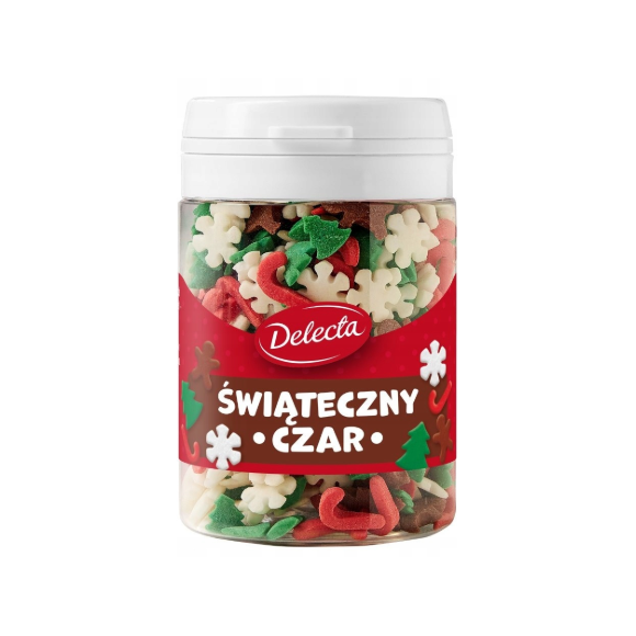 Delecta ŚWIĄTECZNY CZAR MIX ŚWIĄTECZNYCH DO CIAST posypki
