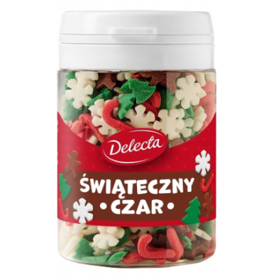 Delecta ŚWIĄTECZNY CZAR MIX ŚWIĄTECZNYCH DO CIAST posypki