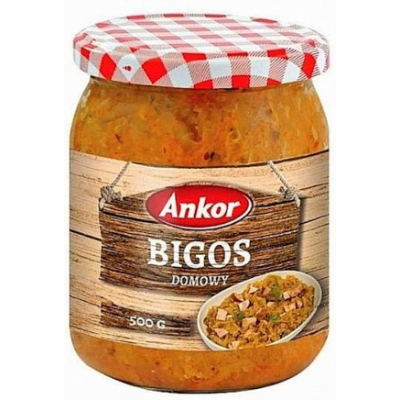 Ankor BIGOS DOMOWY gotowe danie mięsne GOTOWE DO PODGRZANIA