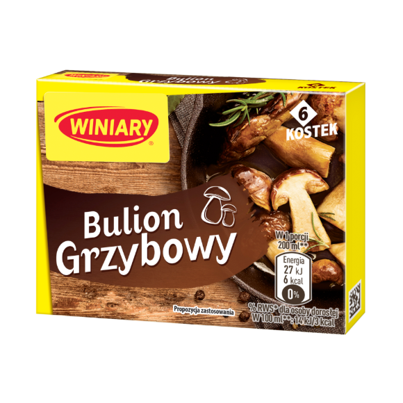 Winiary BULION Z GRZYBAMI LEŚNYMI 60G 6 KOSTEK