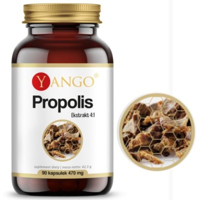 Yango PROPOLIS Ekstrakt 4:1 NATURALNY ANTYBIOTYK wsparcie