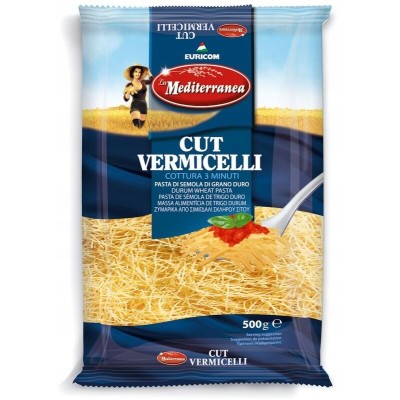 Mediterranea MAKARON nitki CUT VERMICELLI 500g cienki