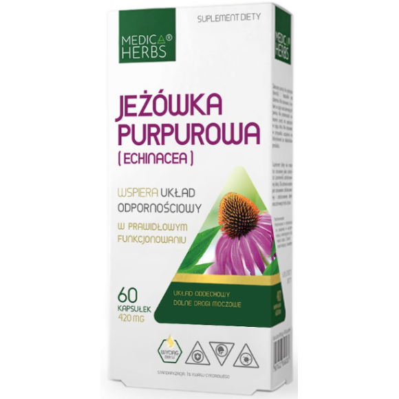 Medica Herbs JEŻÓWKA PURPUROWA Echinacea wsparcie ODPORNOŚĆ